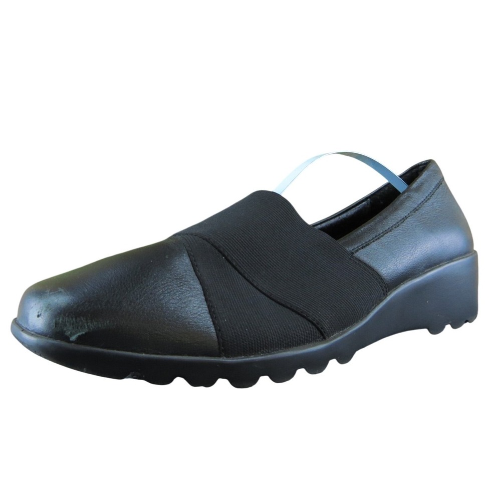 Josef Seibel  Women Pump Heel Shoes Black Leather Size 40‎ Medium